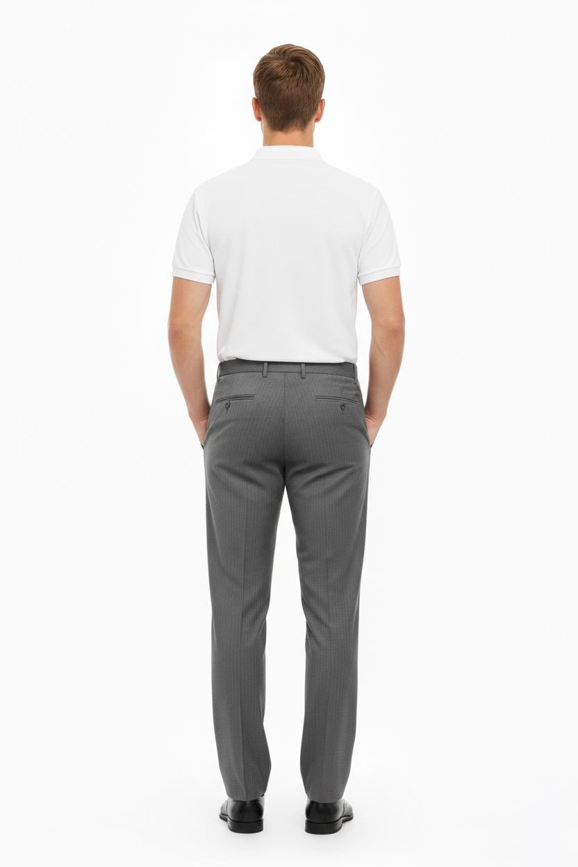 GRİ Comfort Fit,Klasik Pantolon