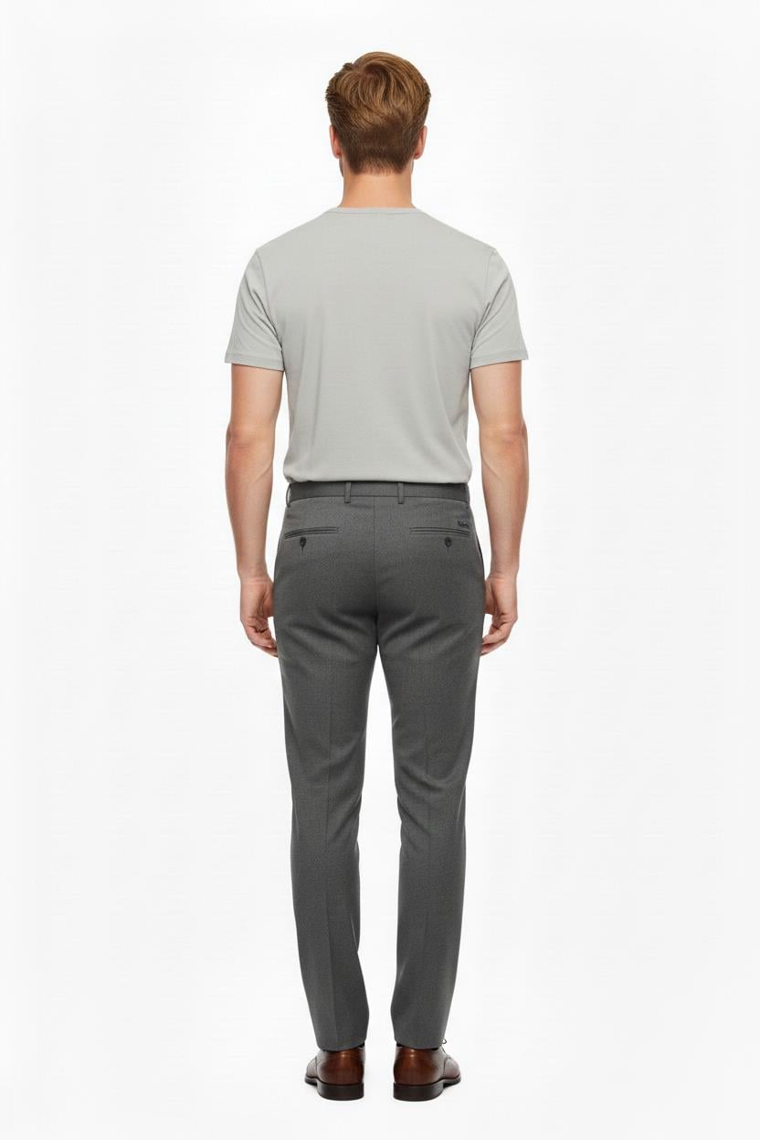 GRİ Comfort Fit,Klasik Pantolon