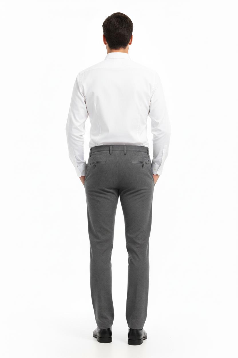 GRİ Comfort Fit Klasik Pantolon