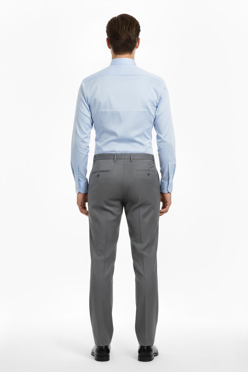 GRİ Comfort Fit Klasik Pantolon