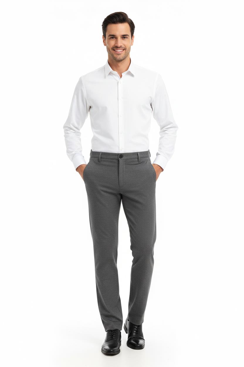 GRİ Comfort Fit Klasik Pantolon