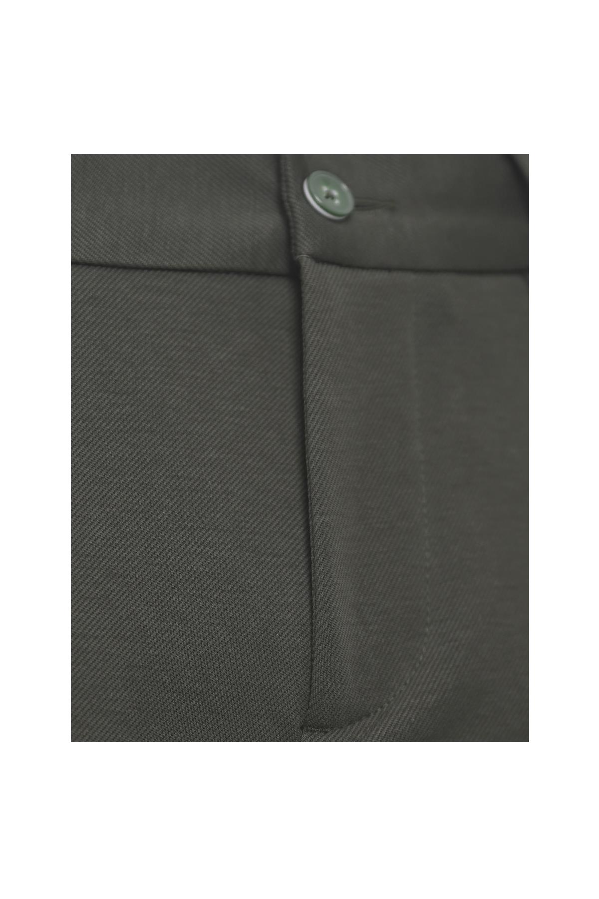HAKİ Comfort Fit Bermuda Şort