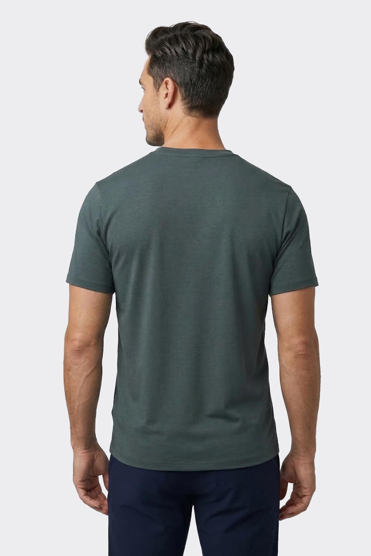 HAKİ Modal Bisiklet Yaka T-shirt