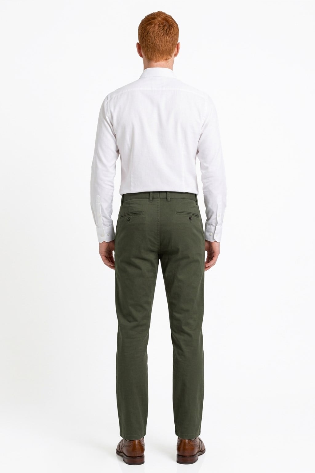 HAKİ Slim Fit Chino Pantolon