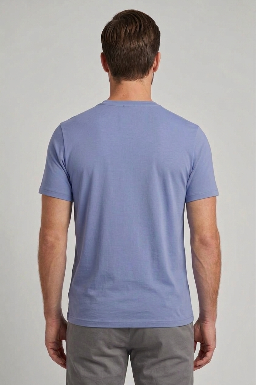 İNDİGO Comfort Fit Bisiklet Yaka Basic T-Shirt