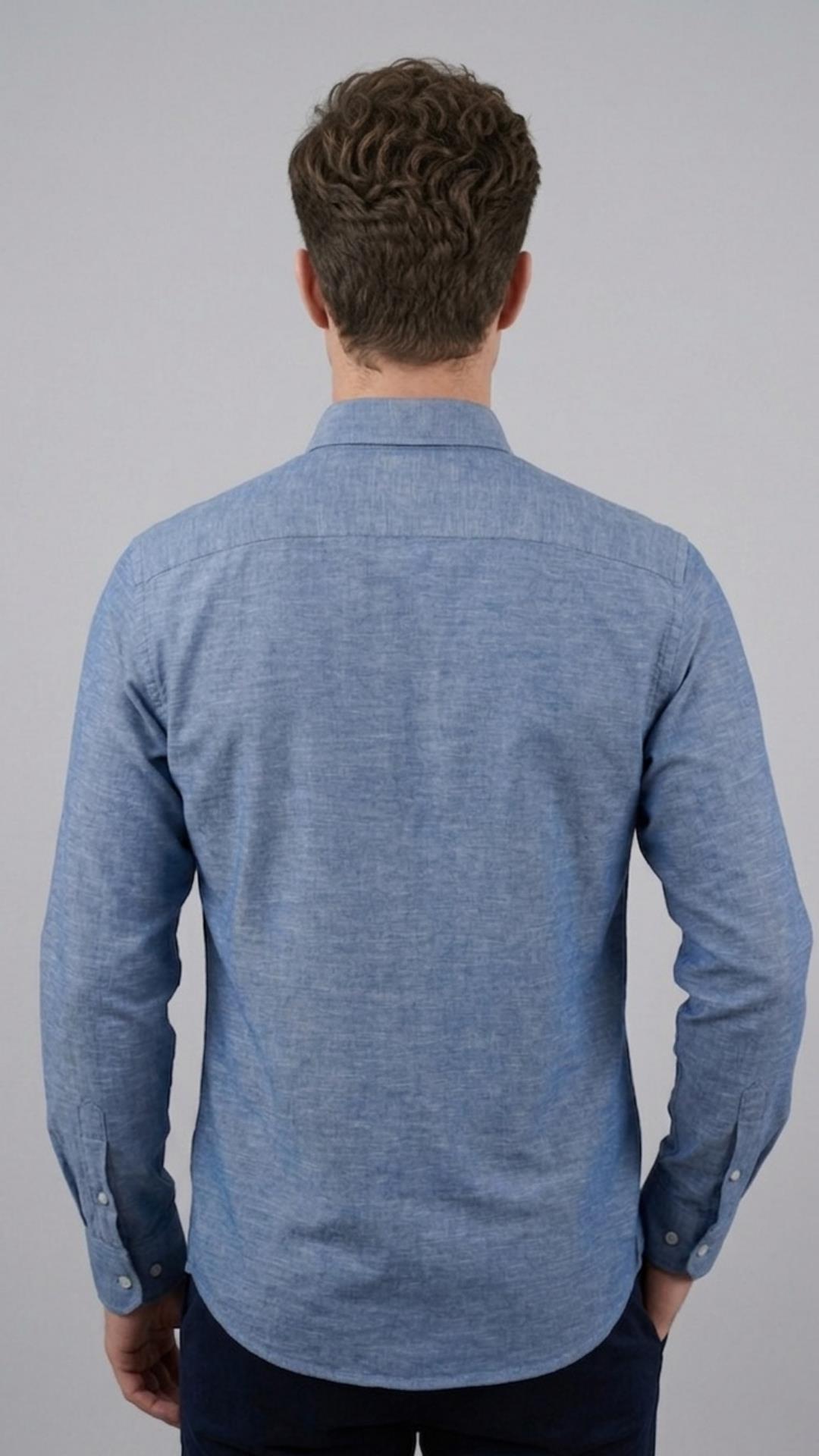 İNDİGO Comfort Fit Uzun Kol Gömlek