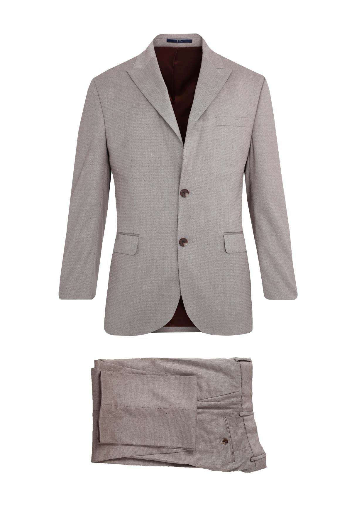 KAHVE Comfort Fit 6 Drop Takım Elbise