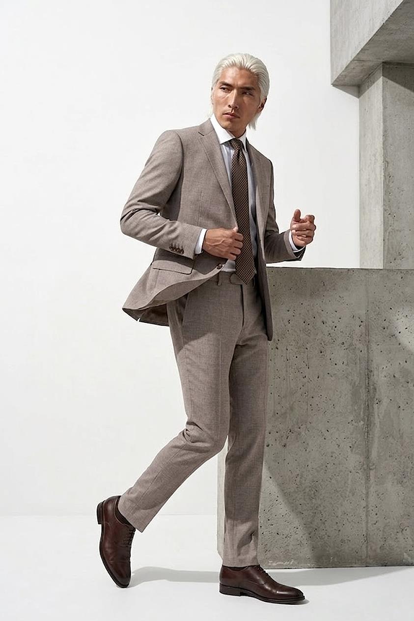 KAHVE Comfort Fit 6 Drop Takım Elbise