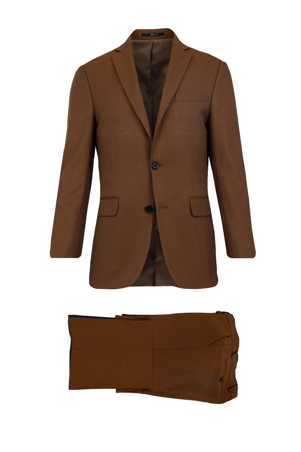 KAHVE Comfort Fit 6 Drop Takım Elbise