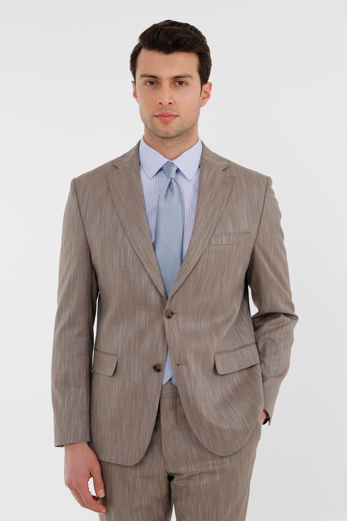 KAHVE Comfort Fit 6 Drop Takım Elbise