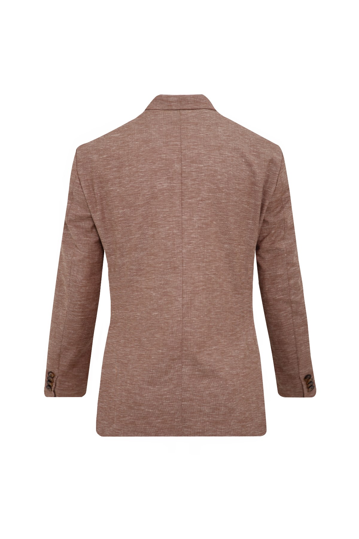 KİREMİT Comfort Fit Casual Keten Ceket