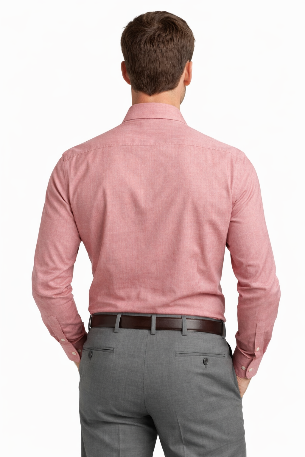 KIRMIZI Comfort Fit Uzun Kol Gömlek