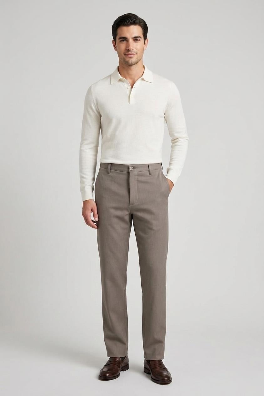 KOYU BEJ Comfort Fit Jogger Pantolon