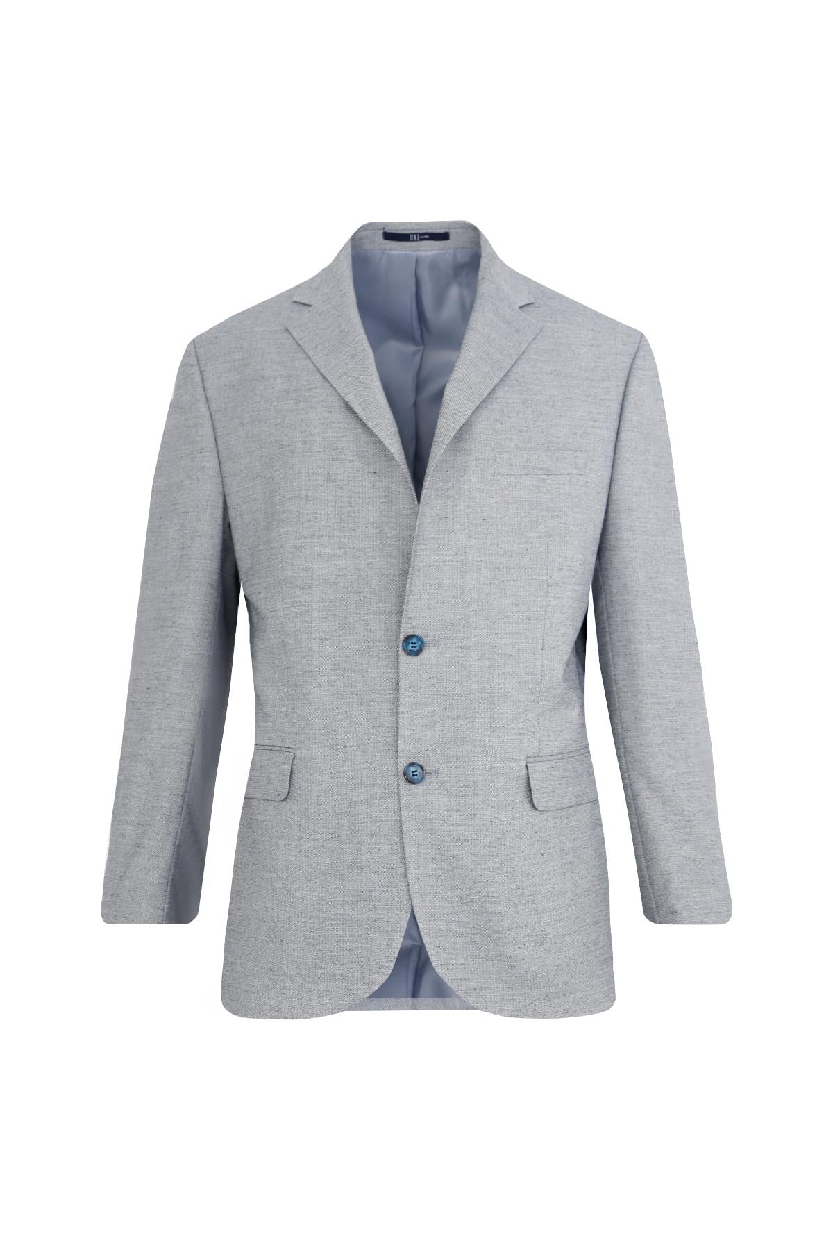 LACİVERT Casual Mono Yaka Ceket