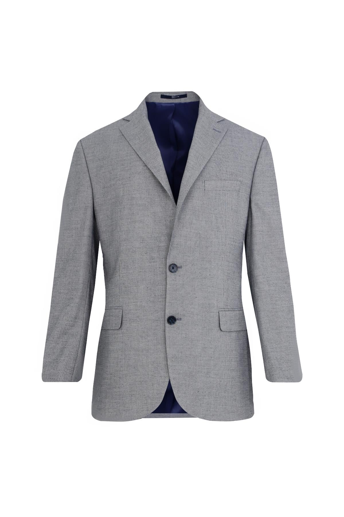 LACİVERT Casual Mono Yaka Ceket