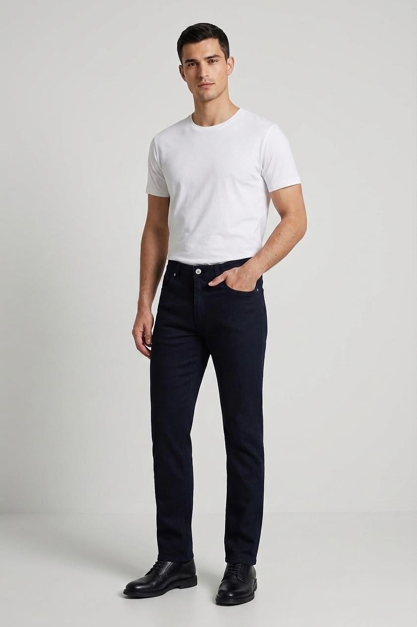 LACİVERT Comfort Fit 5 Cep Pantolon