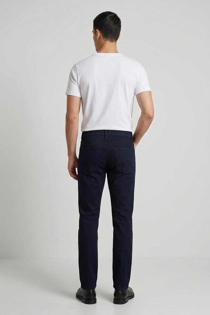 LACİVERT Comfort Fit 5 Cep Pantolon