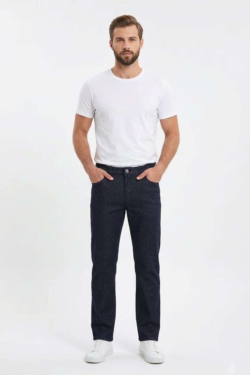 LACİVERT Comfort Fit 5 Cep Pantolon
