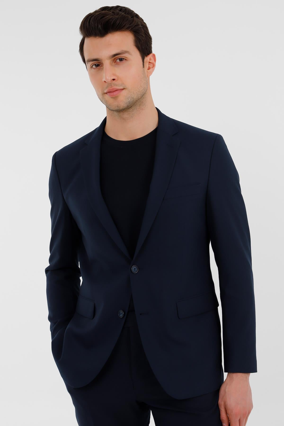 LACİVERT Comfort Fit 6 Drop Takım Elbise
