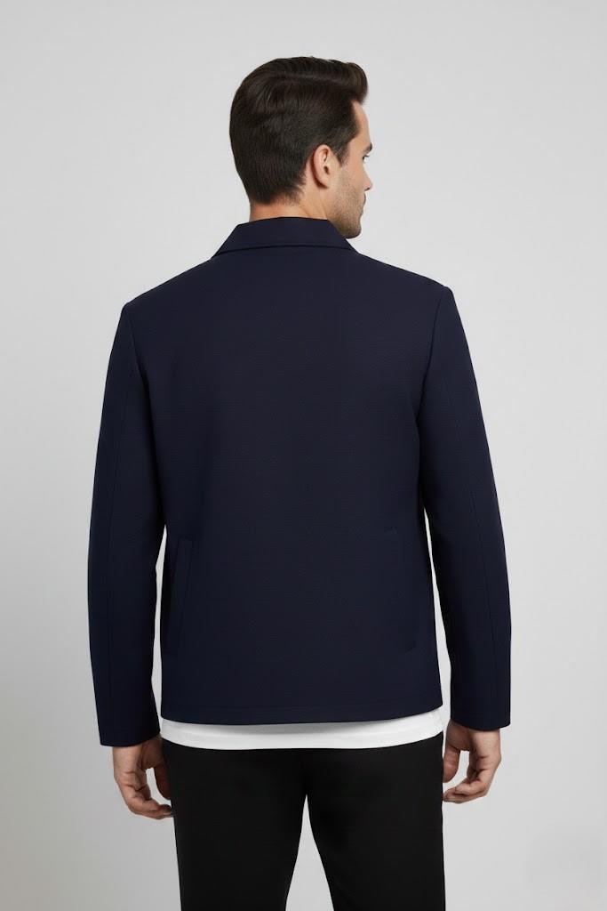 LACİVERT Comfort Fit Ceket Mont