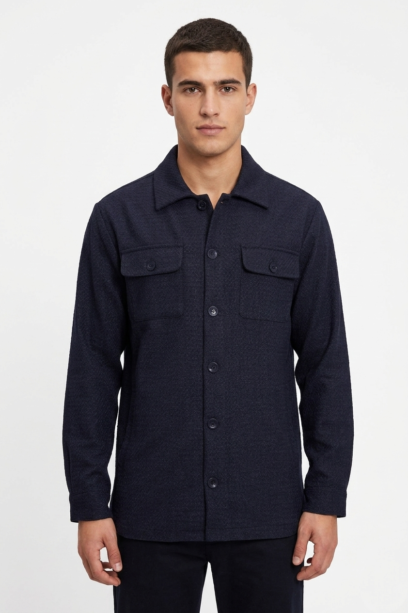 LACİVERT Comfort Fit Ceket Mont