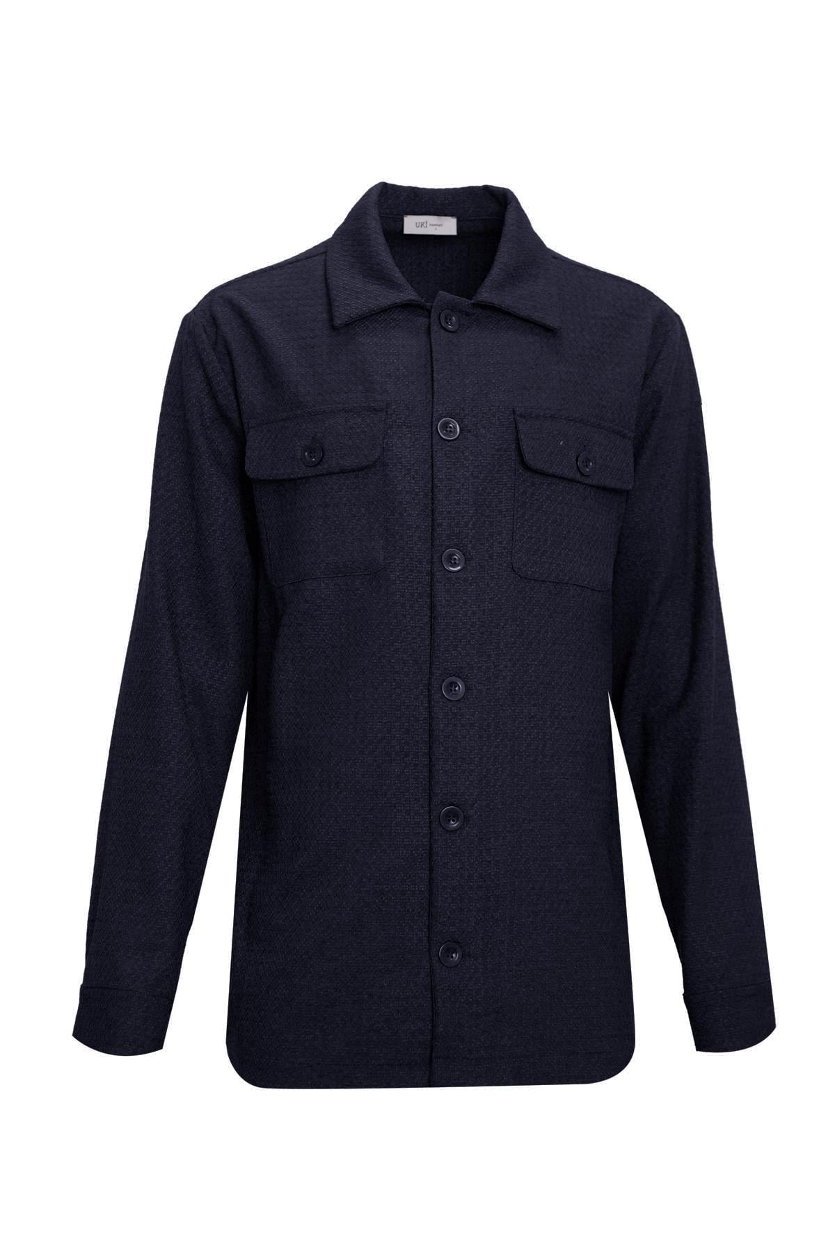 LACİVERT Comfort Fit Ceket Mont