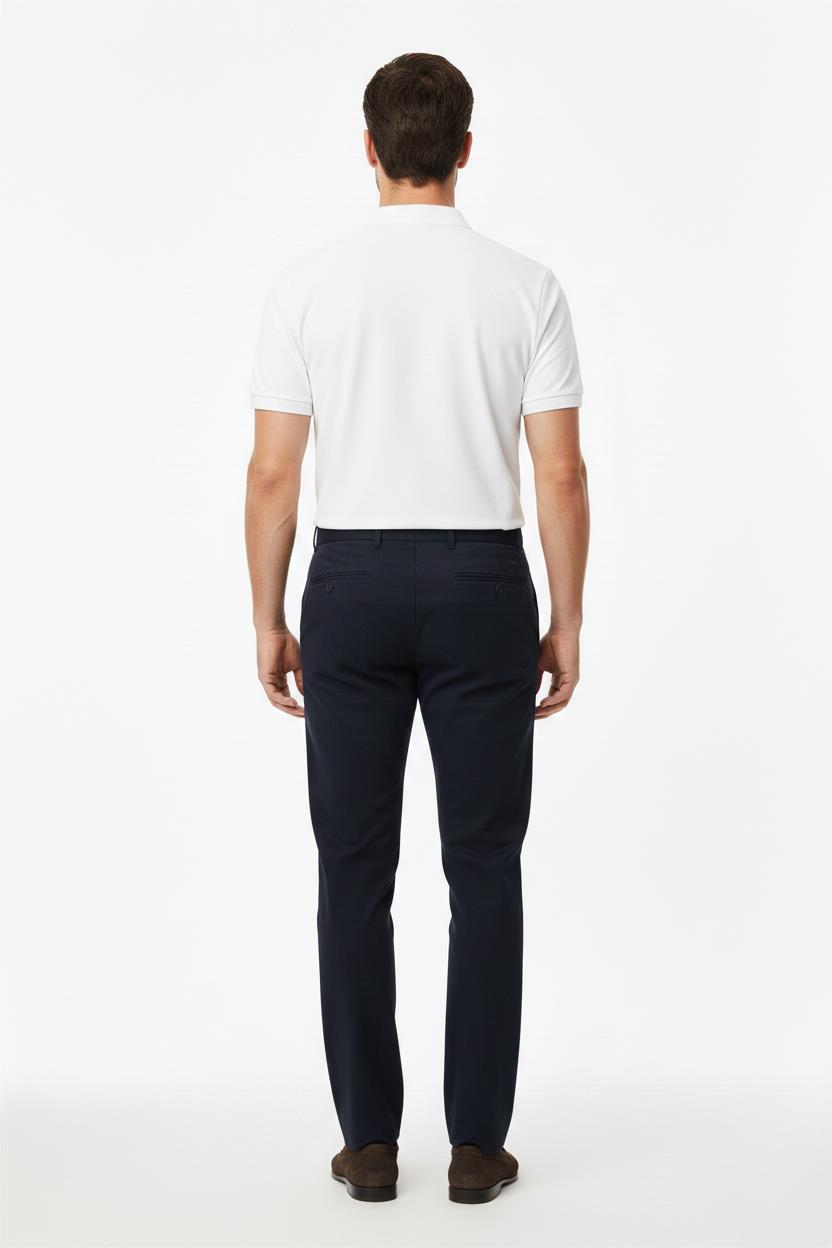 LACİVERT Comfort Fit Chino Pantolon