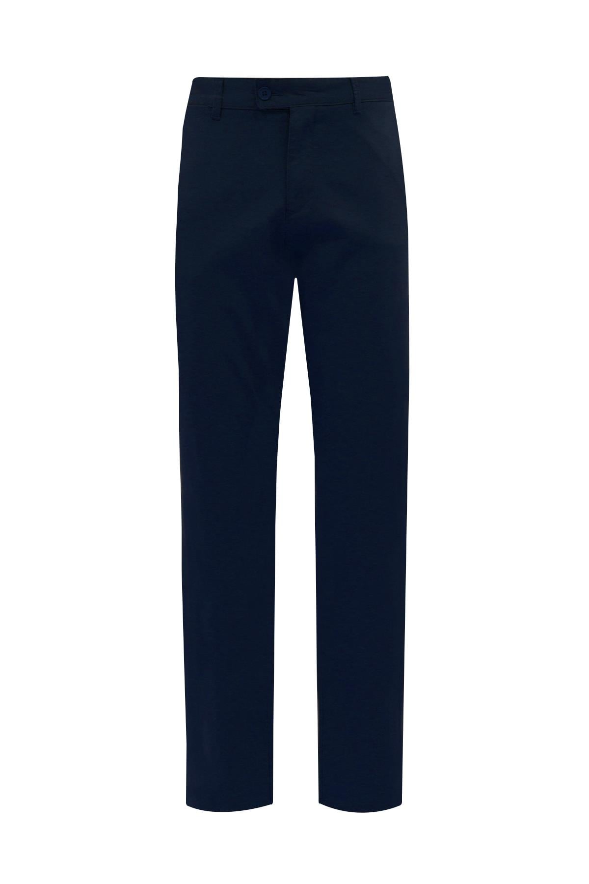 LACİVERT Comfort Fit Chino Pantolon