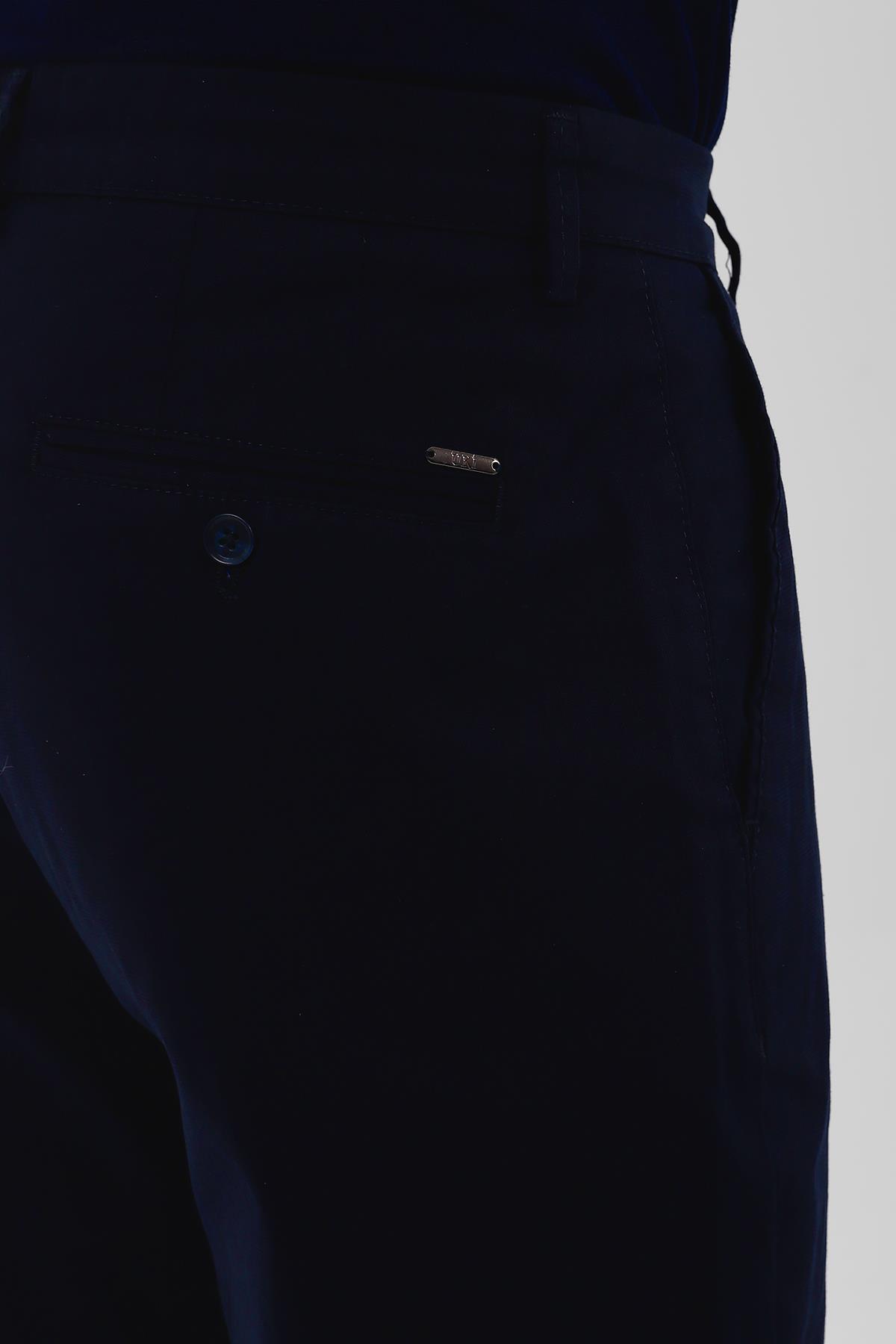 LACİVERT Comfort Fit Chino Pantolon
