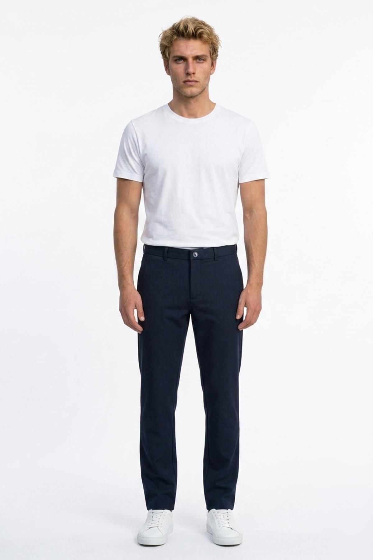 LACİVERT Comfort Fit Jogger Pantolon