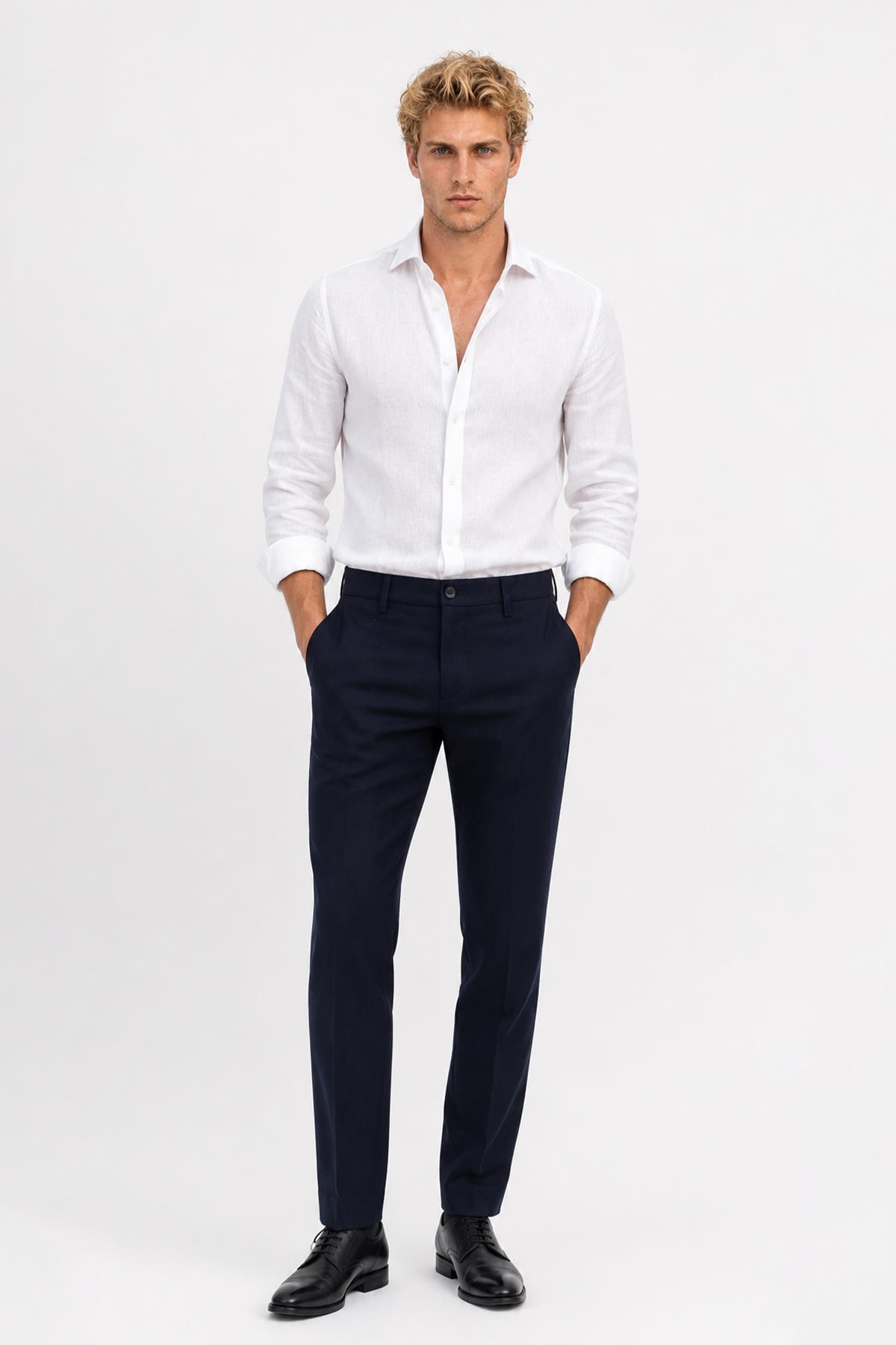 LACİVERT Comfort Fit Jogger Pantolon