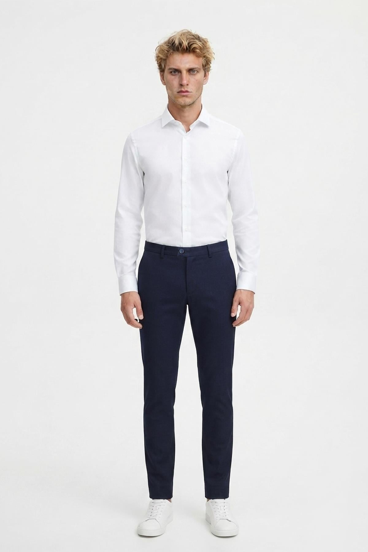LACİVERT Comfort Fit Jogger Pantolon