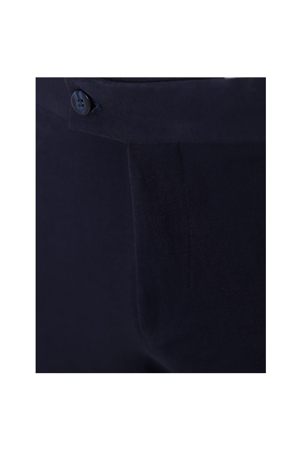 LACİVERT Comfort Fit Klasik Pantolon
