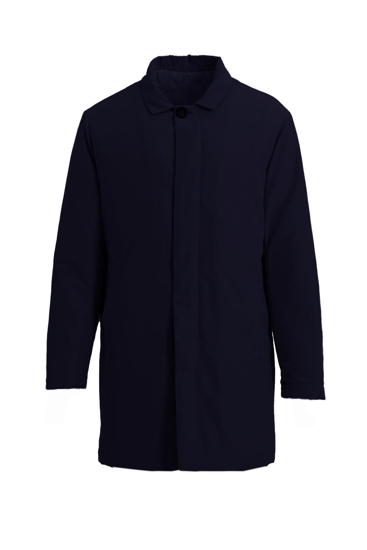 LACİVERT Comfort Fit Trençkot