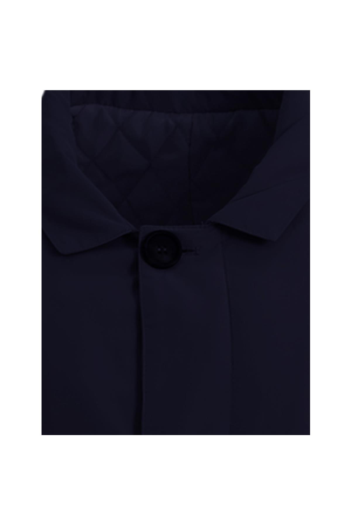 LACİVERT Comfort Fit Trençkot