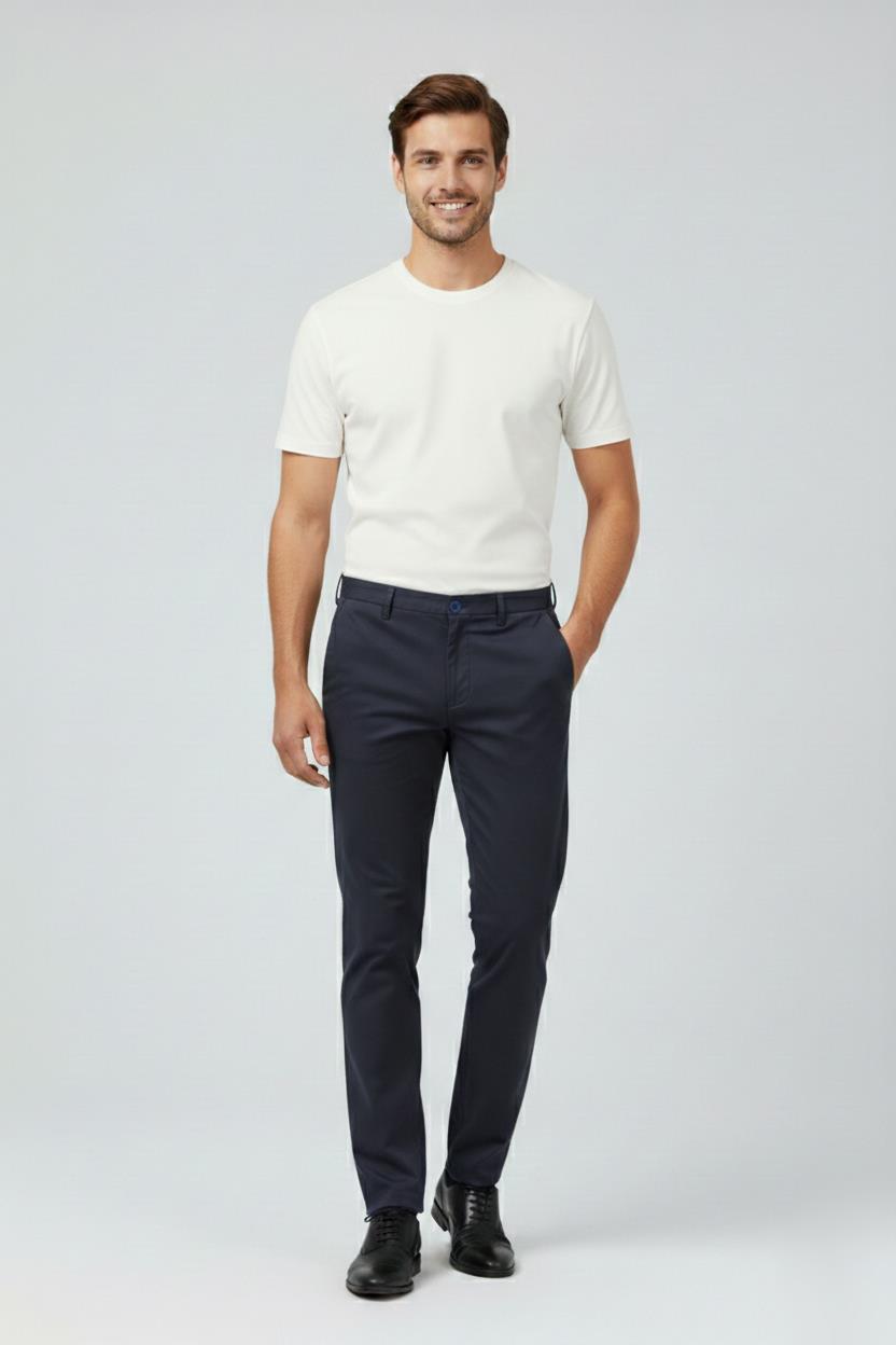 LACİVERT Comfort Fit Klasik Pantolon