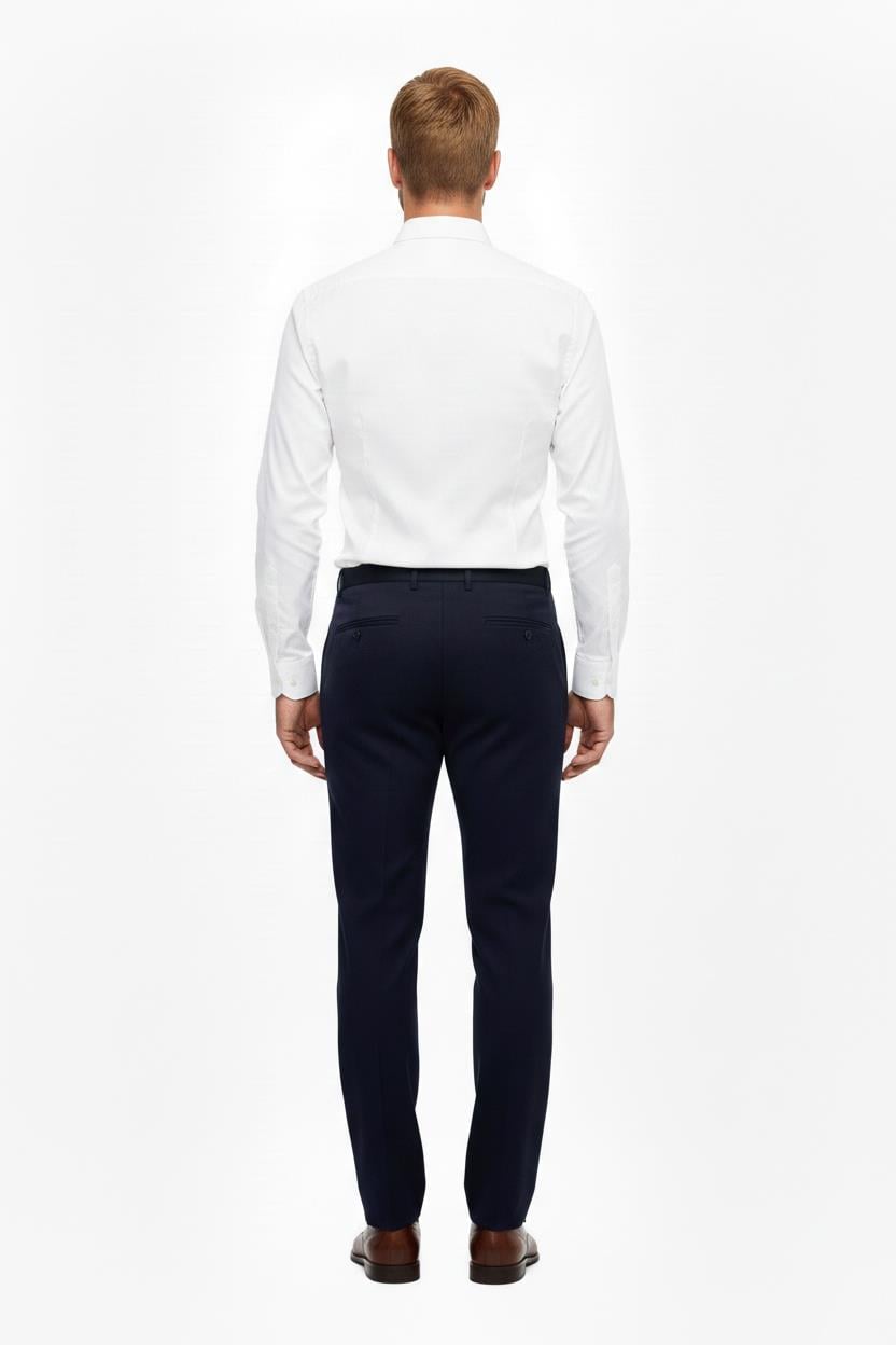 LACİVERT Comfort Fit Klasik Pantolon