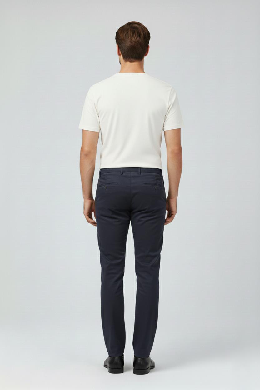 LACİVERT Comfort Fit Klasik Pantolon
