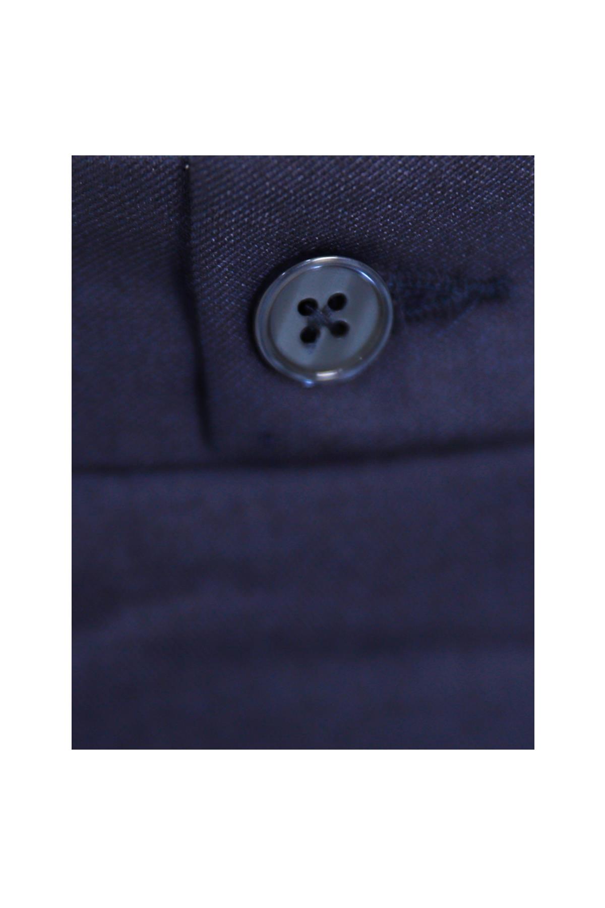 LACİVERT Comfort Fit Klasik Pantolon