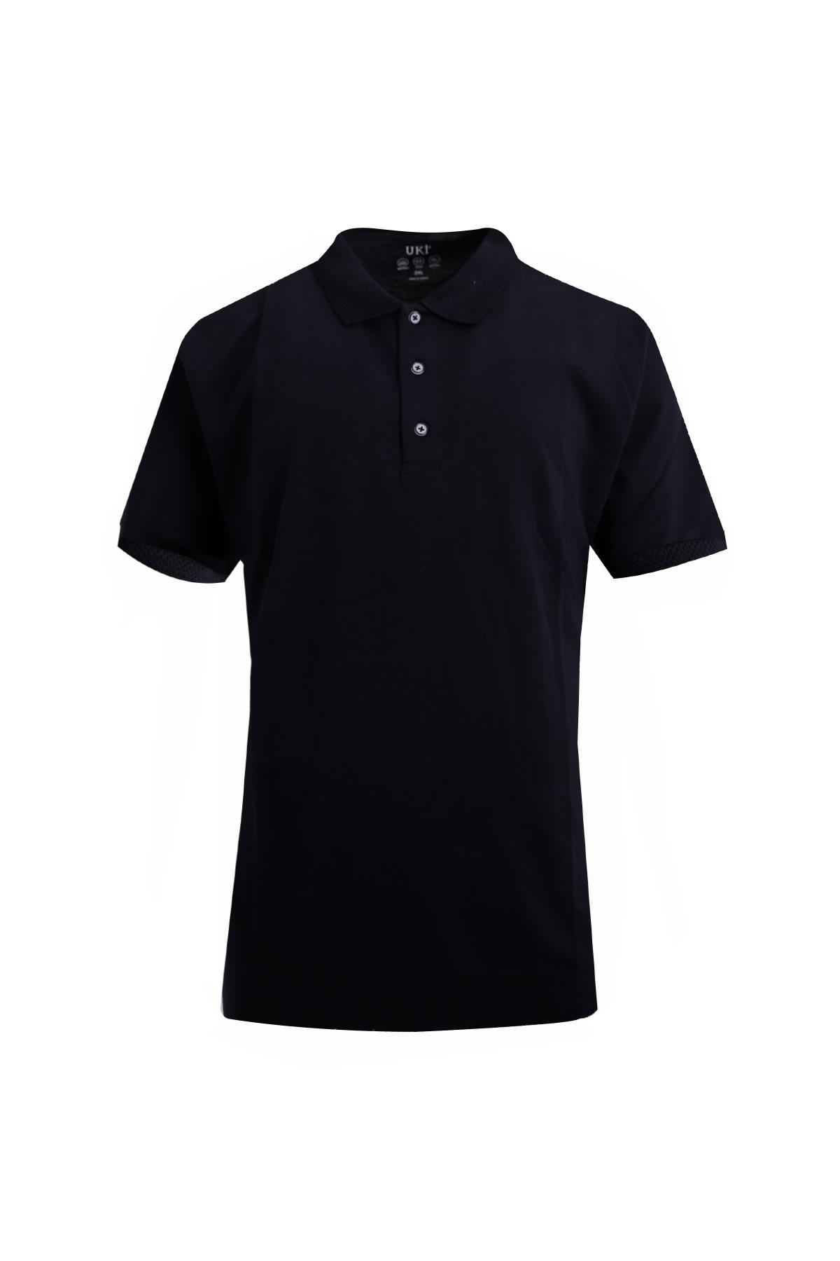 LACİVERT Polo Yaka Süprem T-shirt