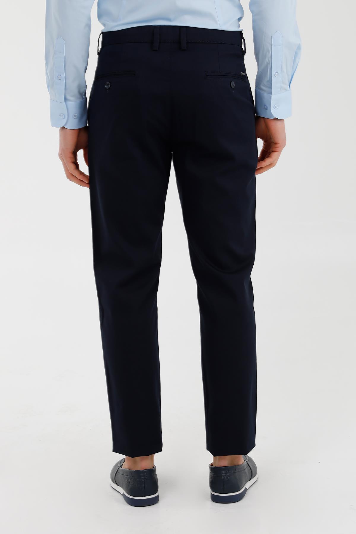 LACİVERT Slim Fit Chino Pantolon