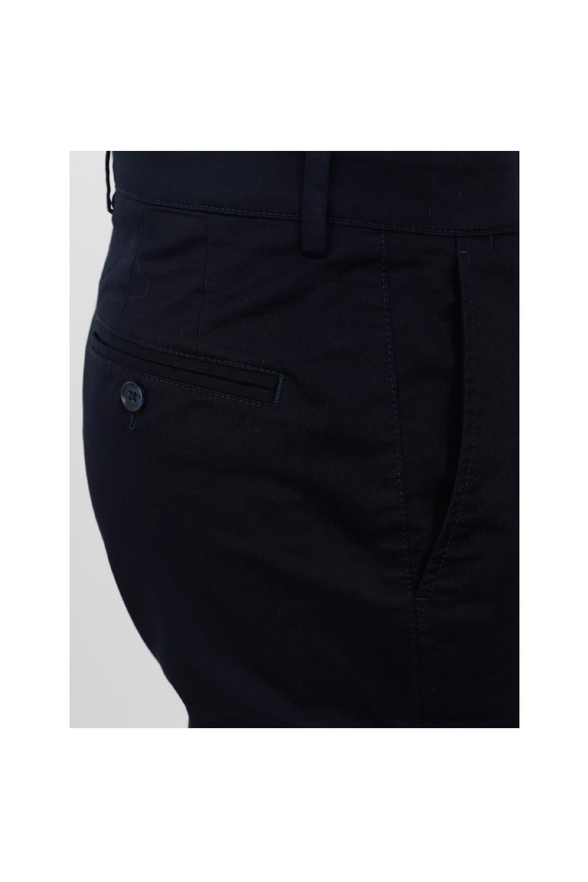 LACİVERT Slim Fit Chino Pantolon