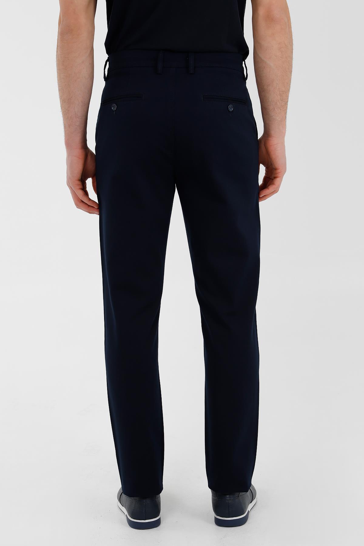 LACİVERT Slim Fit Chino Pantolon