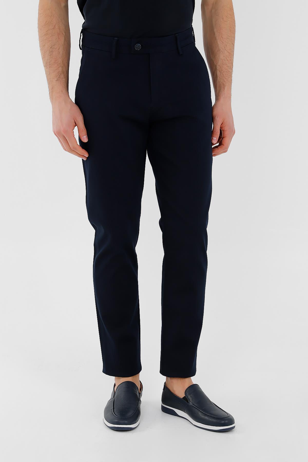 LACİVERT Slim Fit Chino Pantolon
