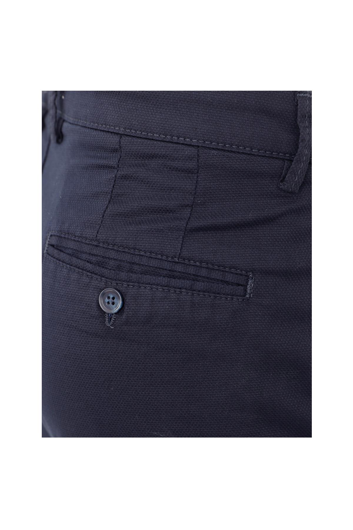 LACİVERT Slim Fit Chino Pantolon