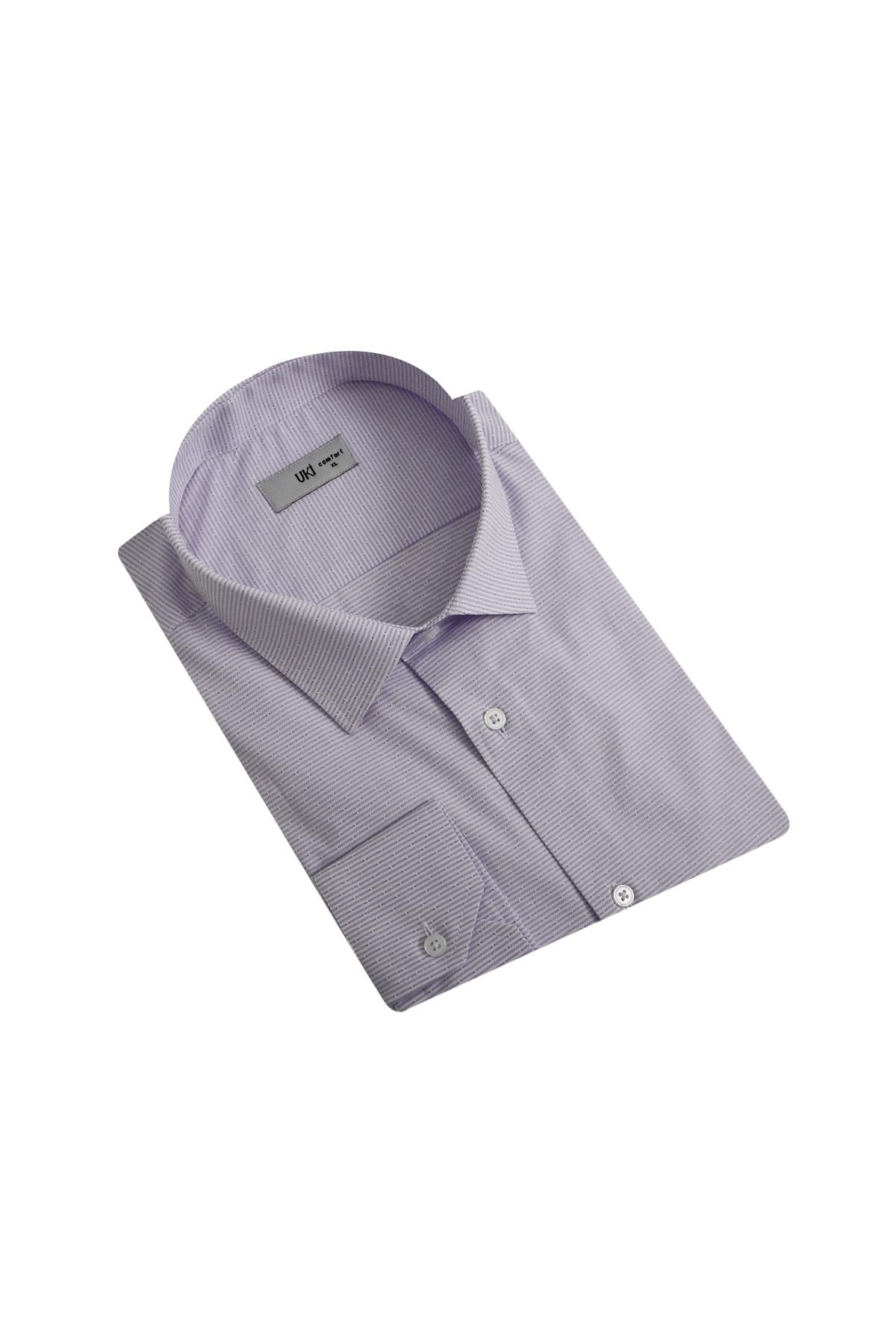 LİLA Comfort Fit Uzun Kol Gömlek