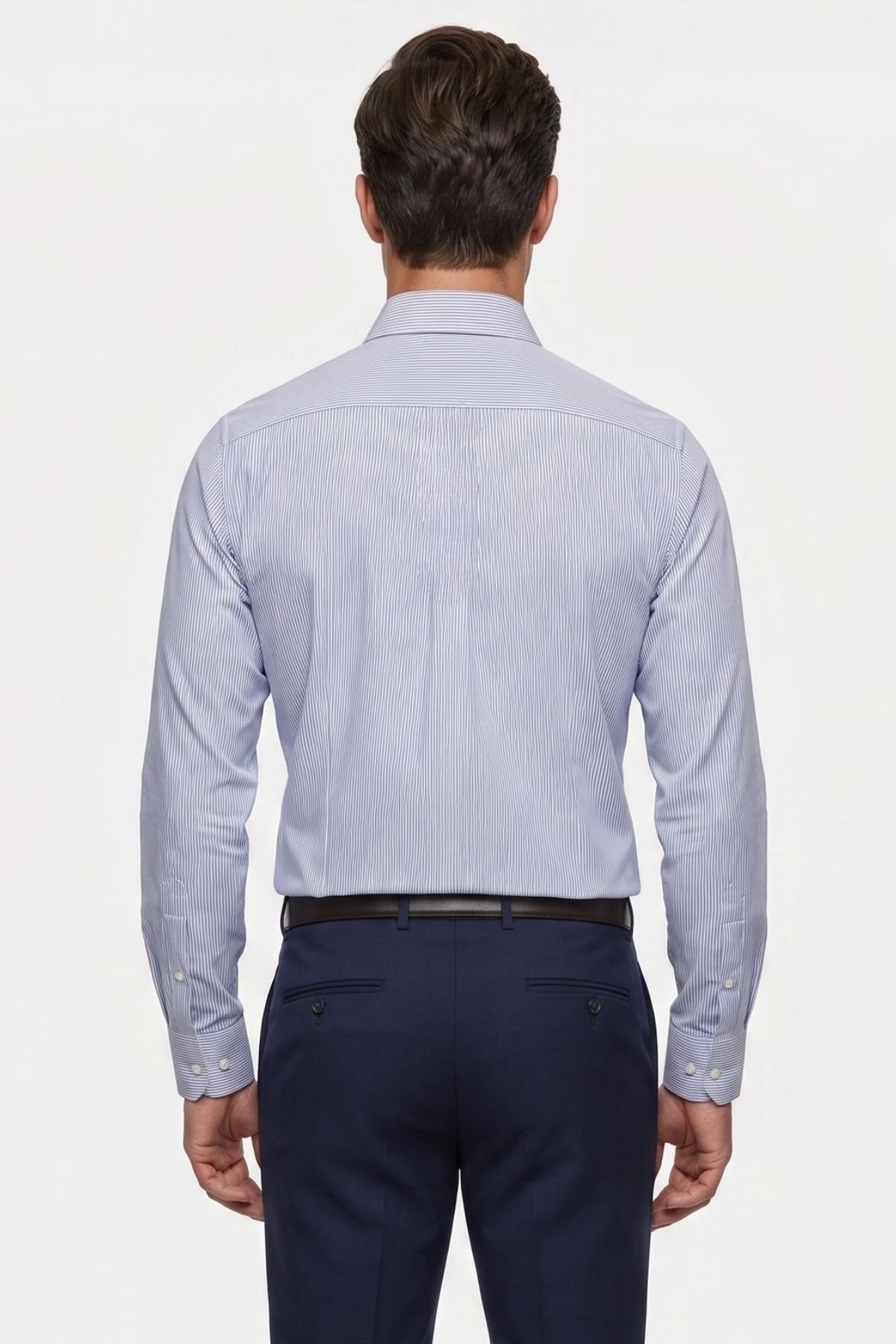 MAVİ Çizgili Comfort Fit Gömlek