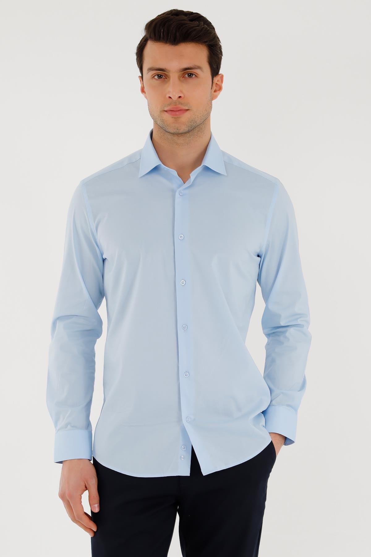 MAVİ Slim Fit Uzun Kol Gömlek