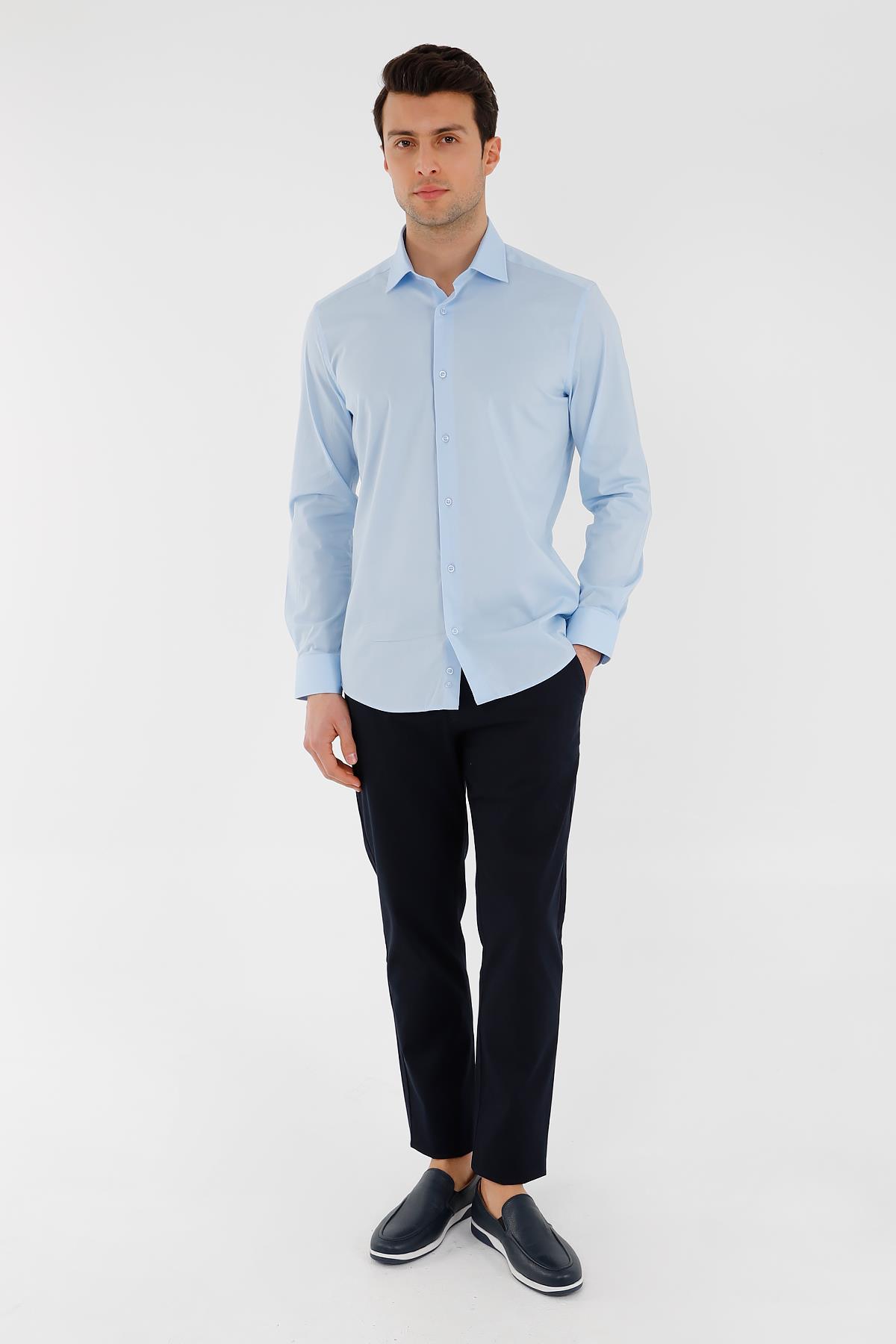 MAVİ Slim Fit Uzun Kol Gömlek