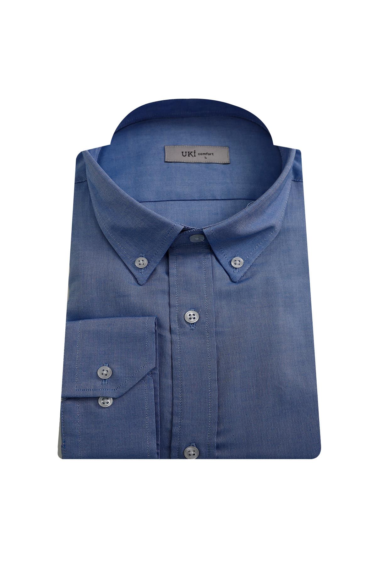 MAVİ Slim Fit Uzun Kol Oxford Klasik Gömlek